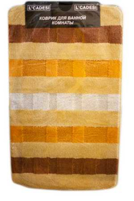 Набор ковриков 2шт. MARATHON из пропилен. 60*100см SAFARI террак