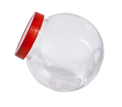 Банка для сыпучих продуктов стеклянная 0,5л (боковая)