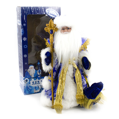 Фигурка декоративная музыкальная ДЕД МОРОЗ 40см