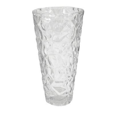 Ваза стеклянная для цветов h-25см