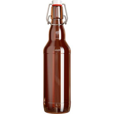 Бутылка "Баринов" с бугельной пробкой П-32-10-500 коричневая / 12 шт в кор/