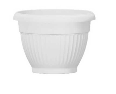 Горшок "Флора", D20, с поддоном 2,6л белый (то)
