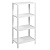 Этажерка VIKEA 4-х ярусная (белый) (то)