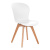 Стул LOFT с деревянными ножками OLA DOM (белый)