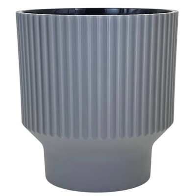 Горшок Аркада 7,2л с вкладкой Серый муссон