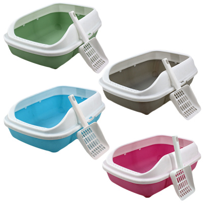 Лоток для кошек 40*30*14см, с совочком