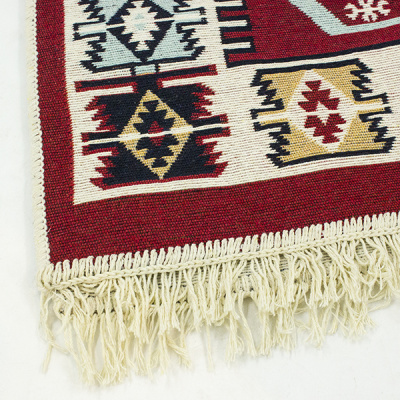 Коврик из хлопка  KILIM GOLD 80х150  красный, Турция 61134