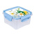 Контейнер для СВЧ 0,6л "Весенний сад" квадратный (то)