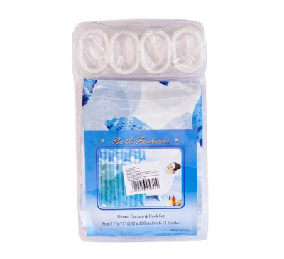 Штора для ванной 180*180 PEVA