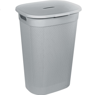 Корзина для белья OSLO 55л серый шторм (то)
