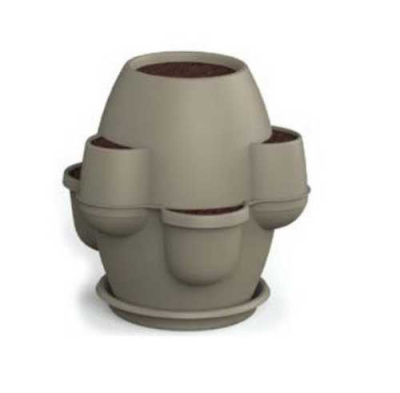 Кашпо ландшафтное ОАЗИС D-80см,H-80см (капучино) ~ 200 литров