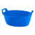 Таз Блеск овальный 22л (синий)