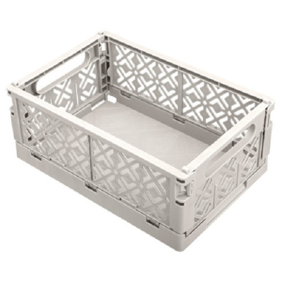 Ящик складной STOCKY L 334х250х155мм 10,5л (Светло-бежевый)(то)