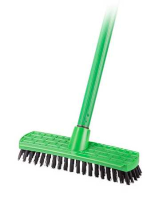 Щётка с короткой щетиной с черенком (микс)(то)