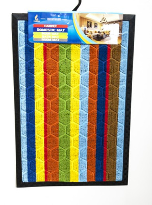 Коврик придверный разноцветный 40*60см