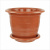 Горшок цв. с поддоном "Виола" 10л. (корич.)(то)