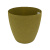 Горшок "ЭКО Магнолия" D20,5 со встав. 5,3л горчичный (желтый) (дерево+пластик) (то)