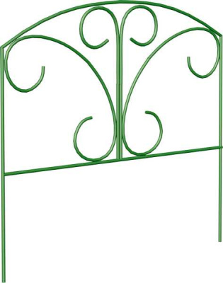 Забор для клумбы БАБОЧКА ( компл5 секц ) высота 740 мм ширина 700 мм 