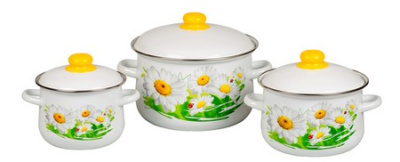 Набор №408 3пр. (2л.+4л.+5,5л.) РОМАШКИ