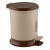 Ведро для мусора педальное 7л (капучино)