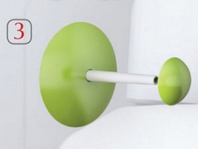 Держатель для туалетной бумаги "Aqua" (салатный) (то)