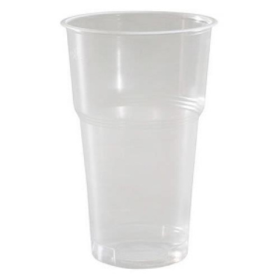 Стакан ПП 500мл прозрачный 50шт (1200/50) СкандиПакк Эконом