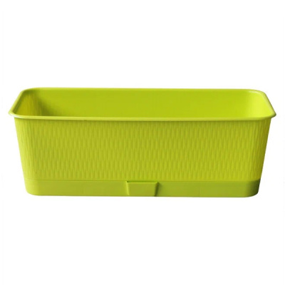 Ящик балконный "Прованс", 9,5л, с поддоном фисташка