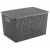 Корзинка "Вязь" 14л 350х245х205мм с крышкой (серый) (то) Корзинка "Вязь" 14л 350х245х205мм с крышкой (серый) (то)