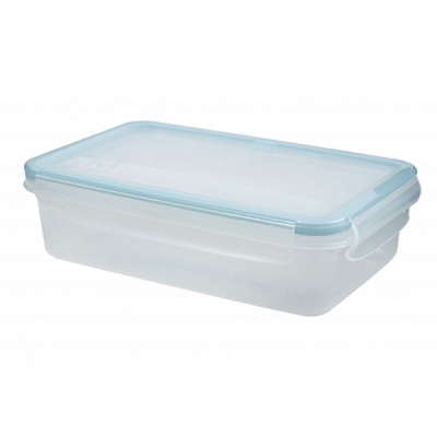 Контейнер для СВЧ 1л "ЭКСТРА ЛОК" M (голубой) (то)