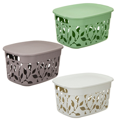 Коробка ФЛОРА 5,5л с крышкой (то)