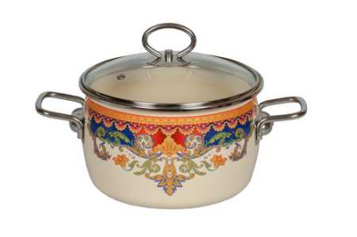 Кастрюля сф. "ORNAMENTO" 4,0л глуб