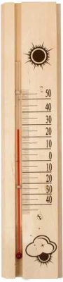 Термометр Универсальный деревянный (пакет)