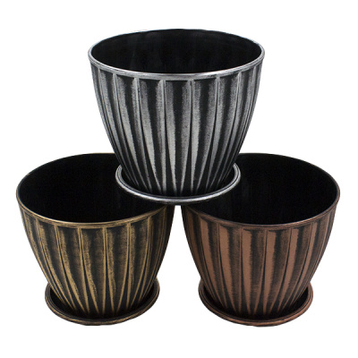 Кашпо для цветов EDGE D25xH22см