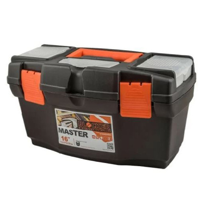 Ящик для инструментов "Master" 16 черно-оранжевый (то)