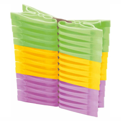 Прищепка бельевая английская 12шт (микс1) (то)