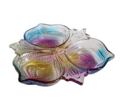 Конфетница-менажница РАДУГА 26см