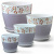 Комплект горшков Роспись бутон брусника кмпт из 4-х (РС172)