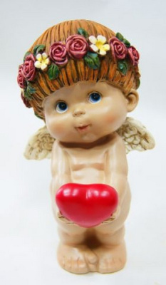 Ангел "Прелесть 3" стоящий (с большим сердцем)