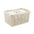 Корзинка "Лофт" 5,3л 295х185х145мм с крышкой (латте) (то) Корзинка "Лофт" 5,3л 295х185х145мм с крышкой (латте) (то)