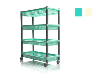 Этажерка узкая, 4 полки  ФЛЕР (то)