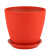 Горшок Винил бутон красн.18см (ВН 03/3)             