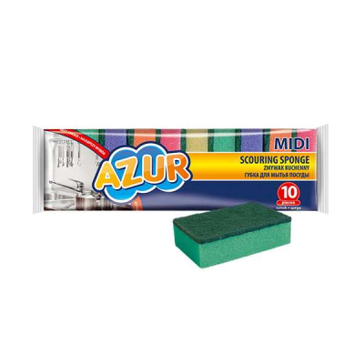 Губки для посуды MIDI CENTI 10шт 