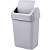 Контейнер для мусора 25л Step с крышкой-маятником серый (то)