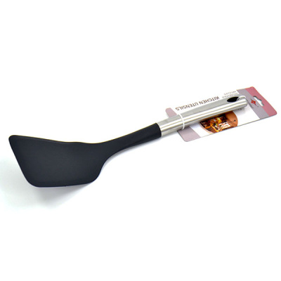 Лопатка кулинарная, металл+пластик, 32см