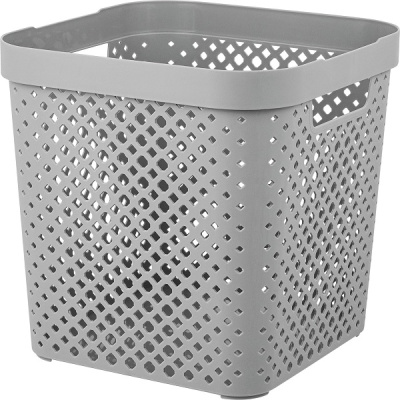 Корзинка STOCKHOLM 310х310х297мм 20л серый шторм (то)