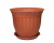 Кашпо "Флора" 9,5 л с поддоном (то)