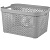 Корзинка STOCKHOLM 350х270х203мм 15л серый шторм (то)