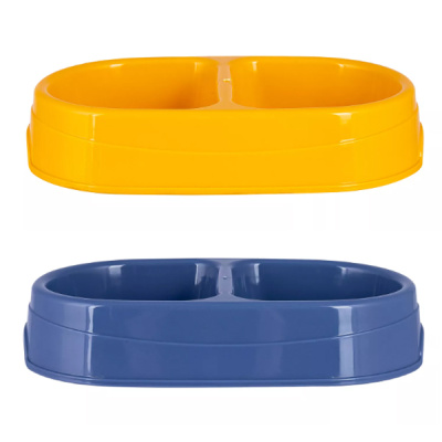 Миска для животных двойная 2х0,3л (то)