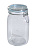 Банка стеклянная с крышкой с защелкой 1,5л