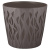 Горшок для цветов Winds D340мм 20л c дренажной вставкой 18,7л антрацит (то)